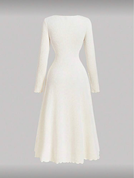 Elegant Ribbon Bow Dress