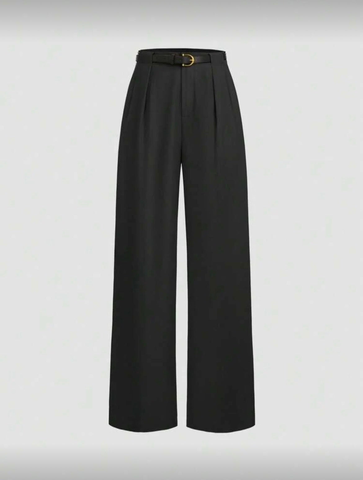 Formal pants with belt