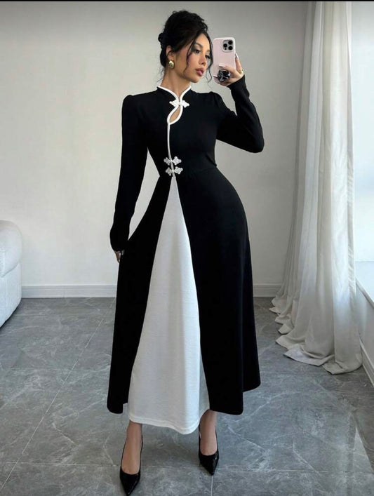 Black and white Dress