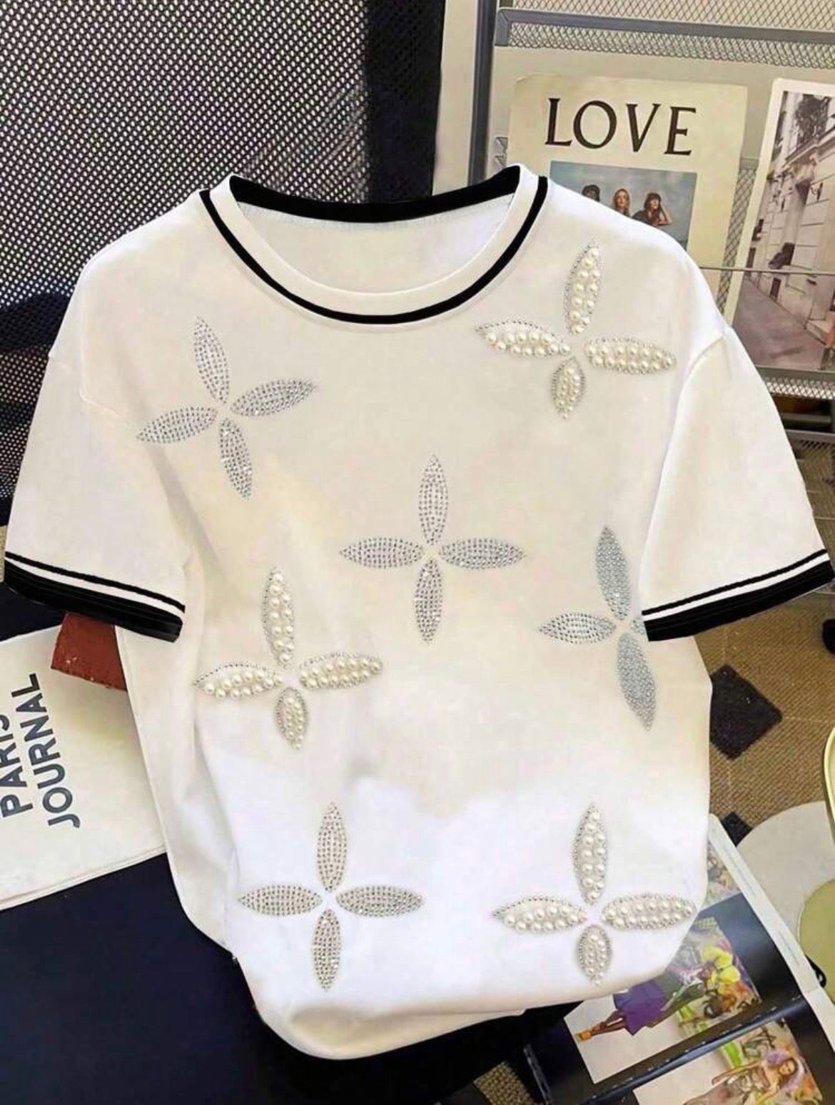 White t-shirt