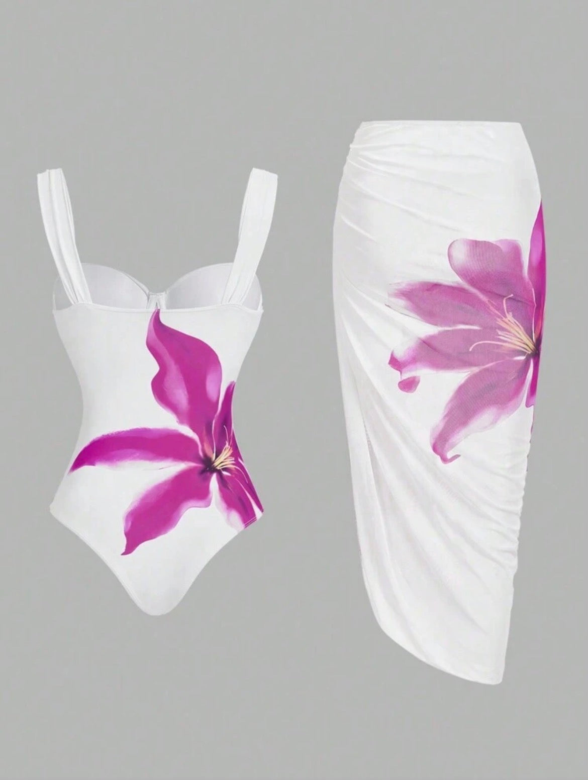 Swimsuit with coverup