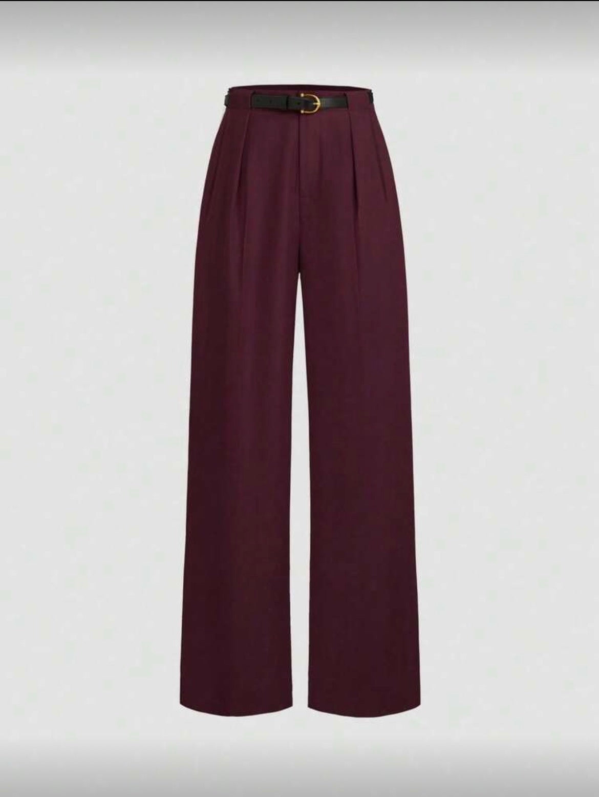 Formal pants with belt