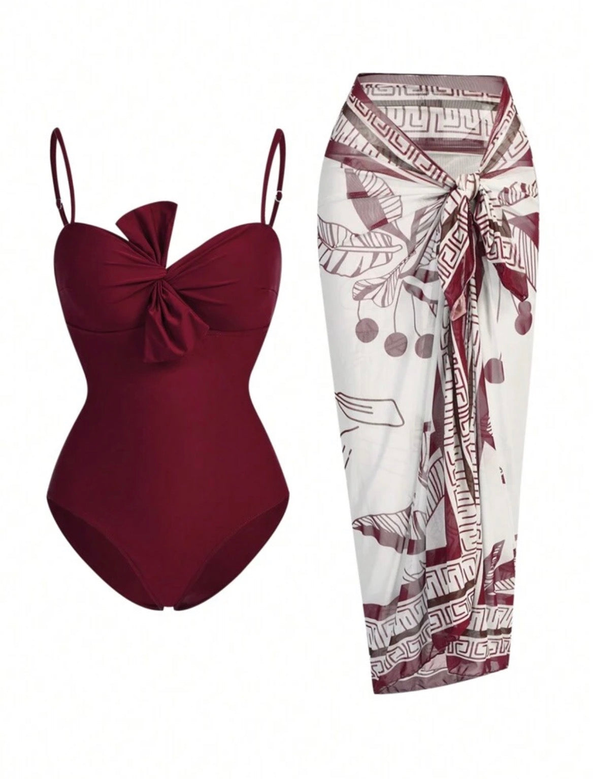 One piece Swimsuit & Coverup