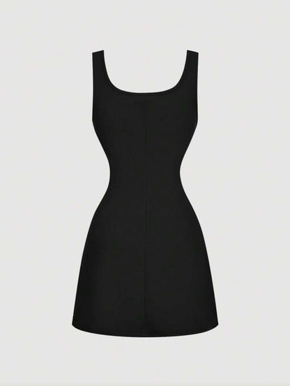 Rhinestone Elegant Mini Dress