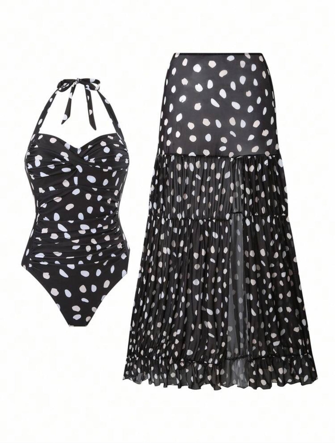 Swimsuit with Skirt