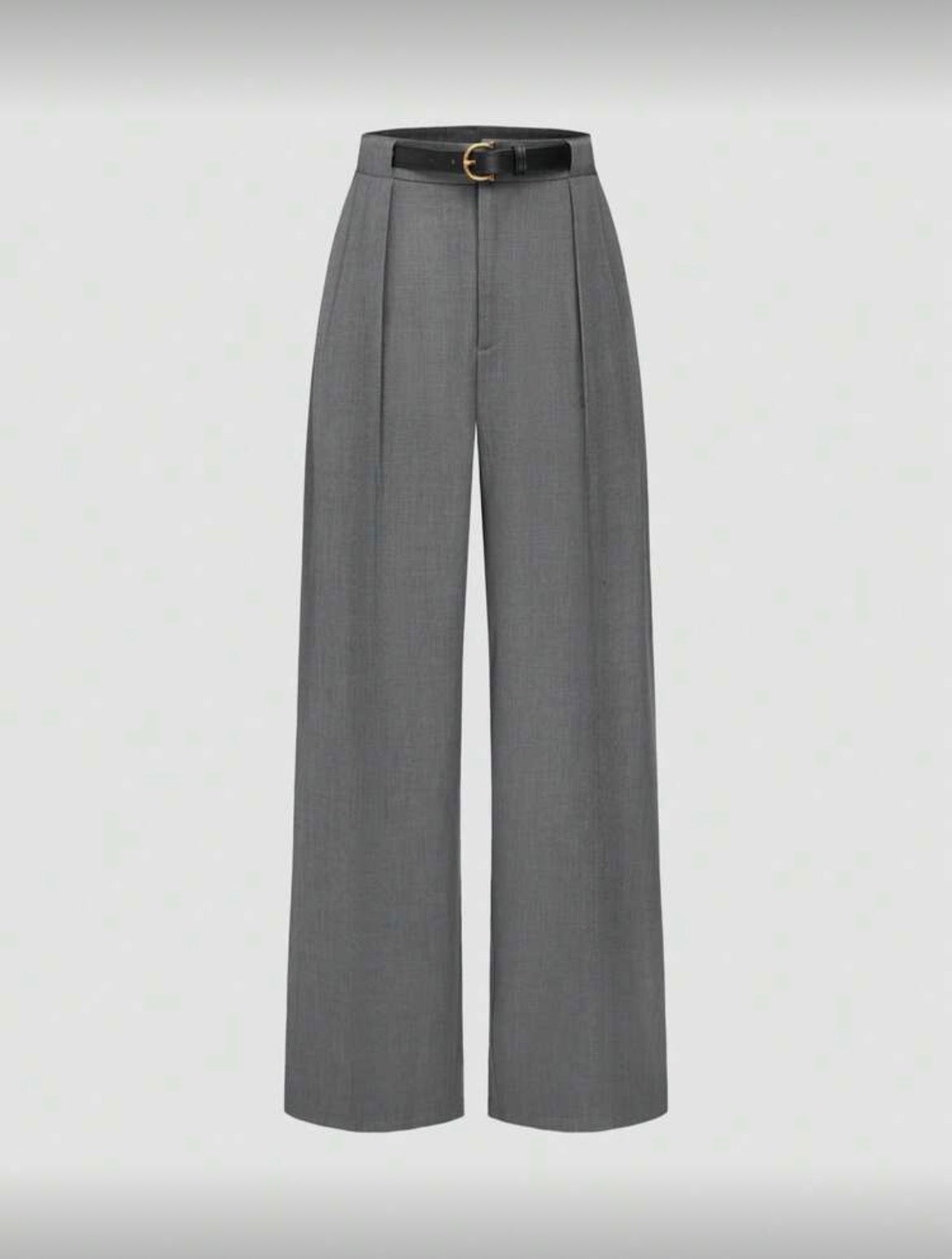 Formal pants with belt