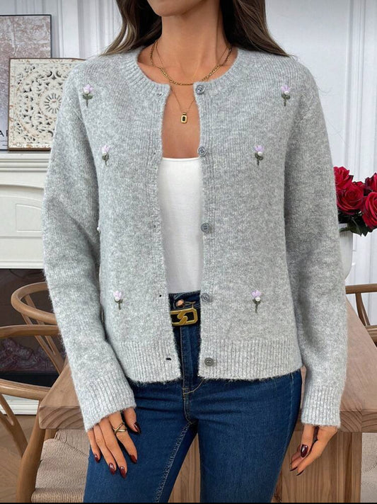 Lilac Blossom Cardigan