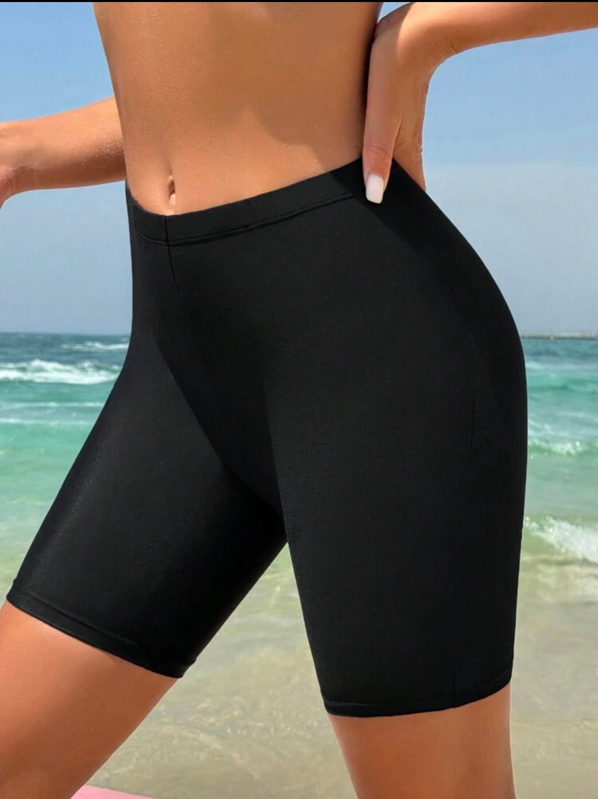 Swim SPRTY Solid Color Swim Trunks