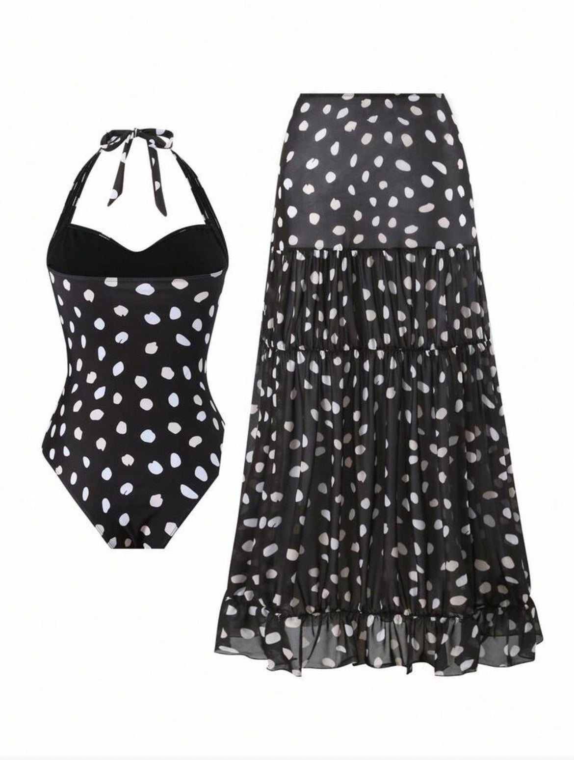 Swimsuit with Skirt