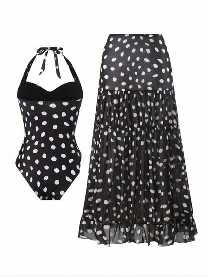 Swimsuit with Skirt