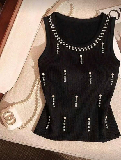 Top with Diamond Decore