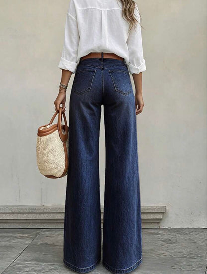 Casual Straight-Leg Jeans