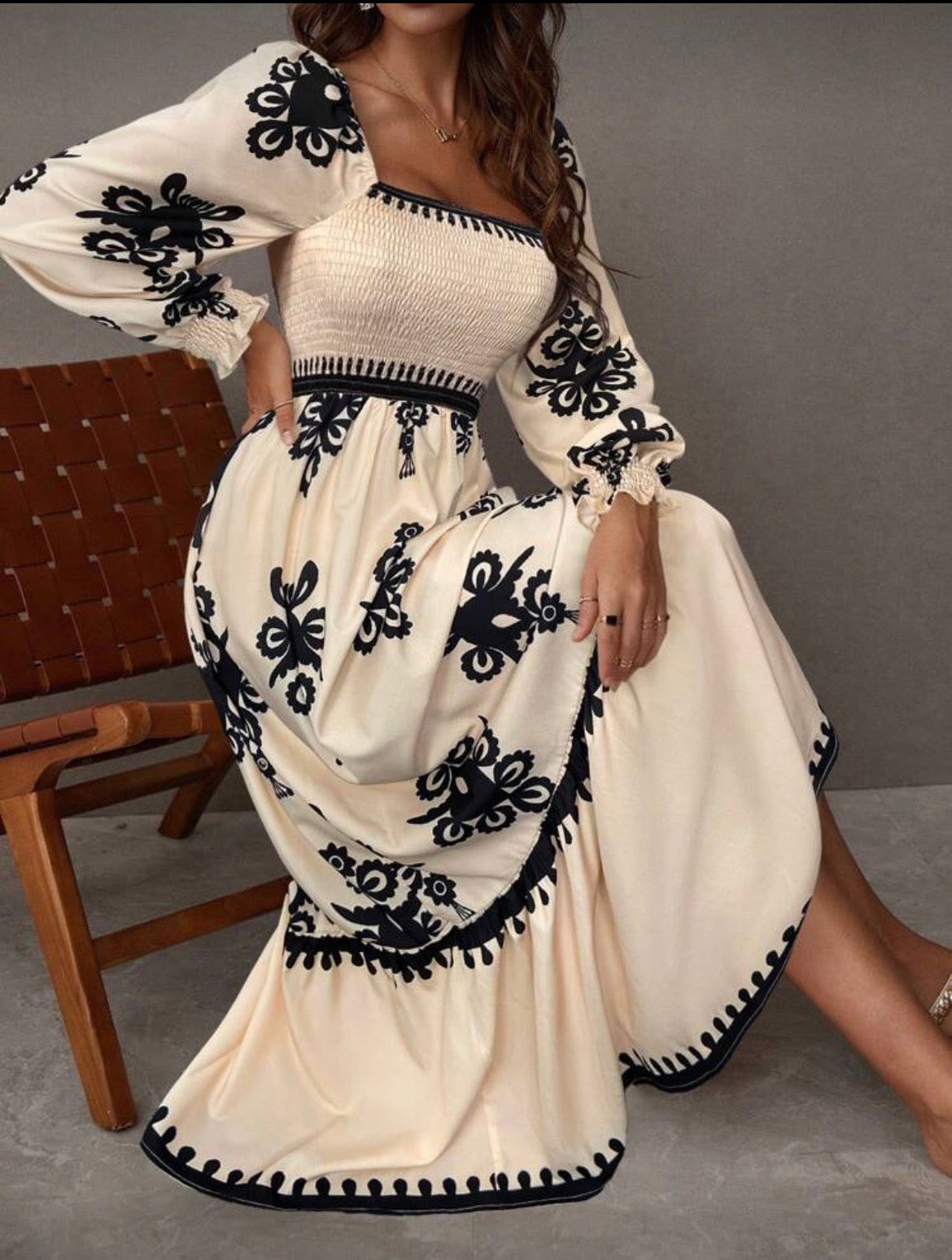 Printed Dress