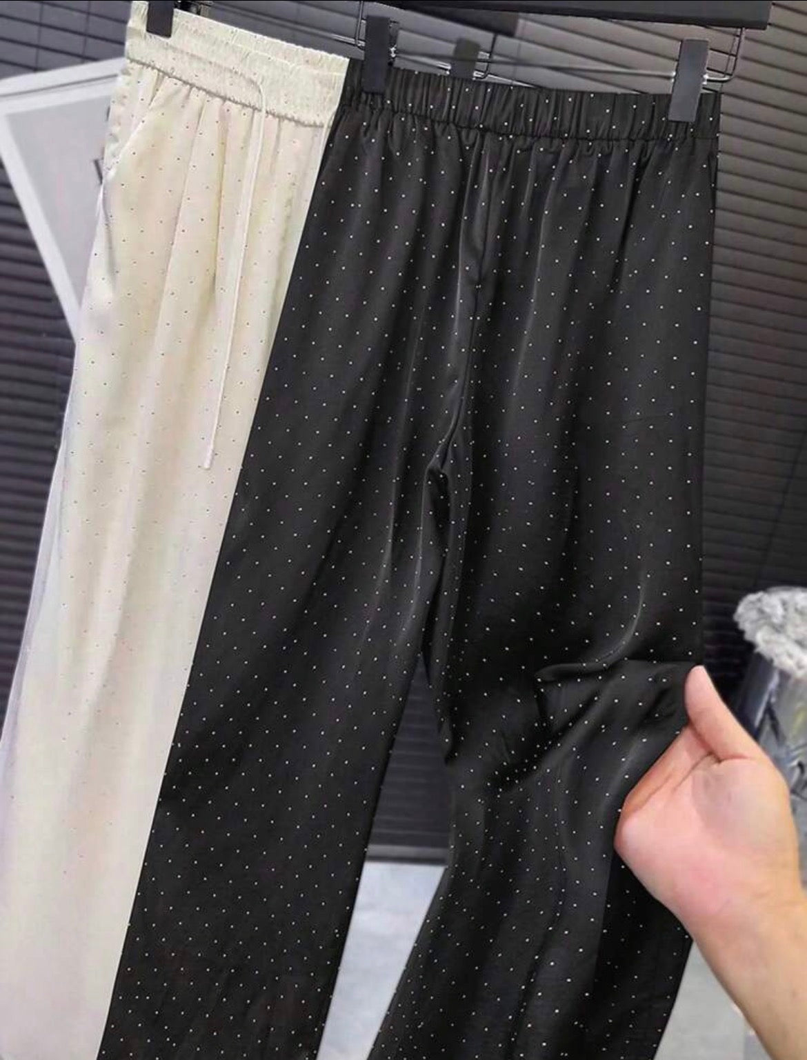 Women’s casual pants color black