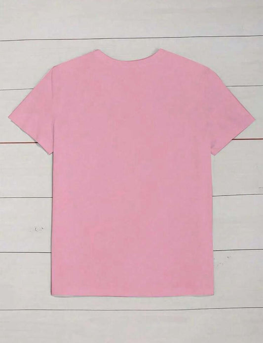 Beaded T-Shirt - Pink