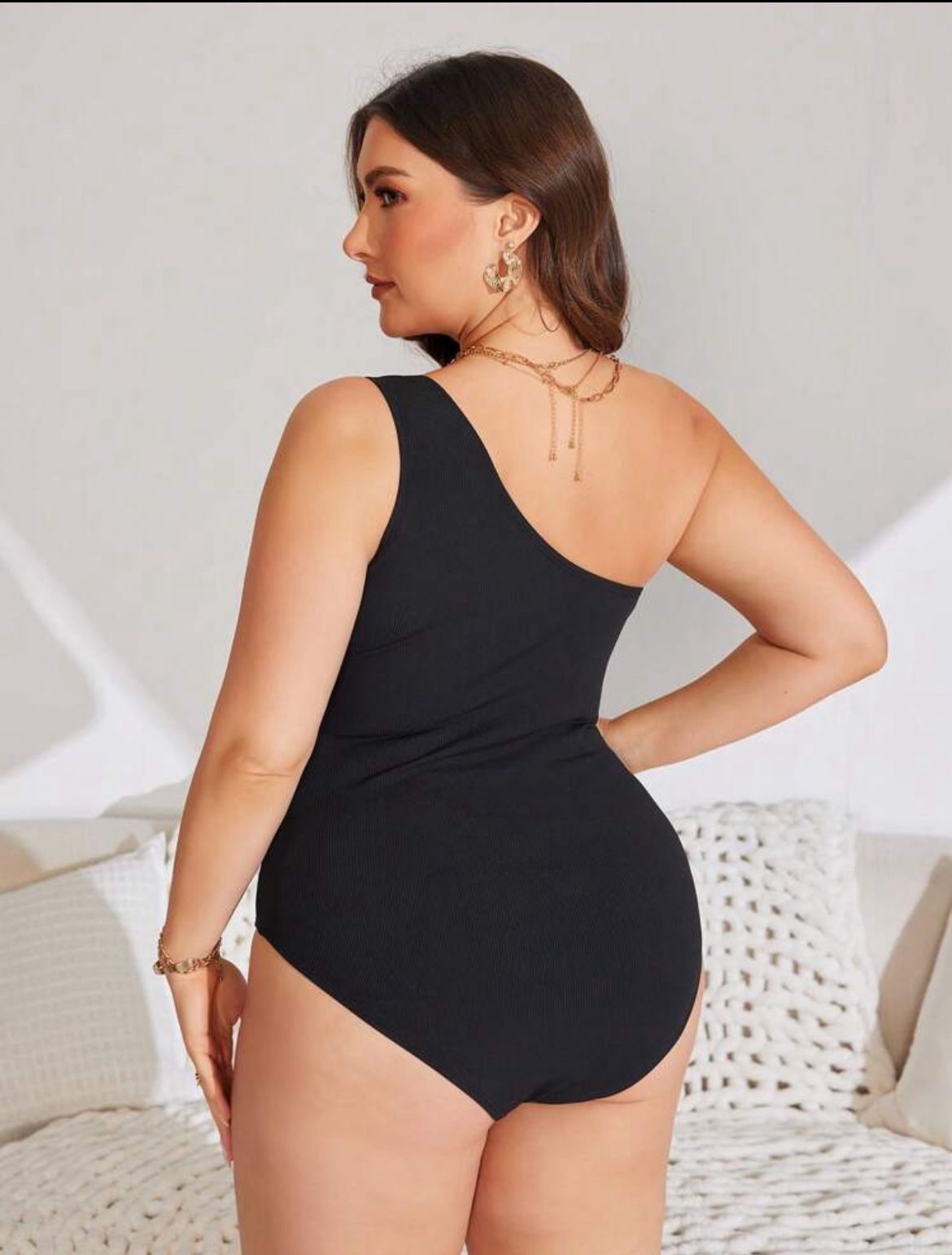 Plus size one piece swimsuit